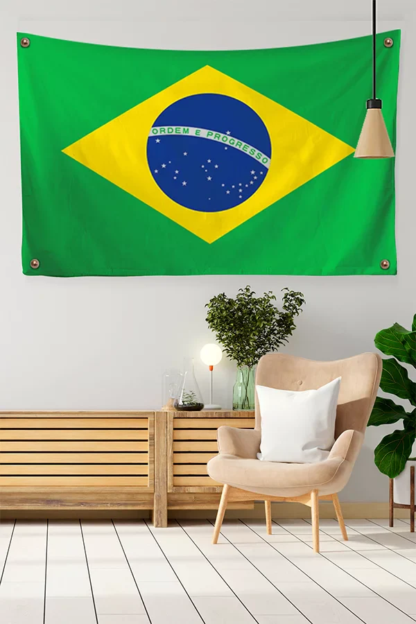 Brazilian Flag Tapestry
