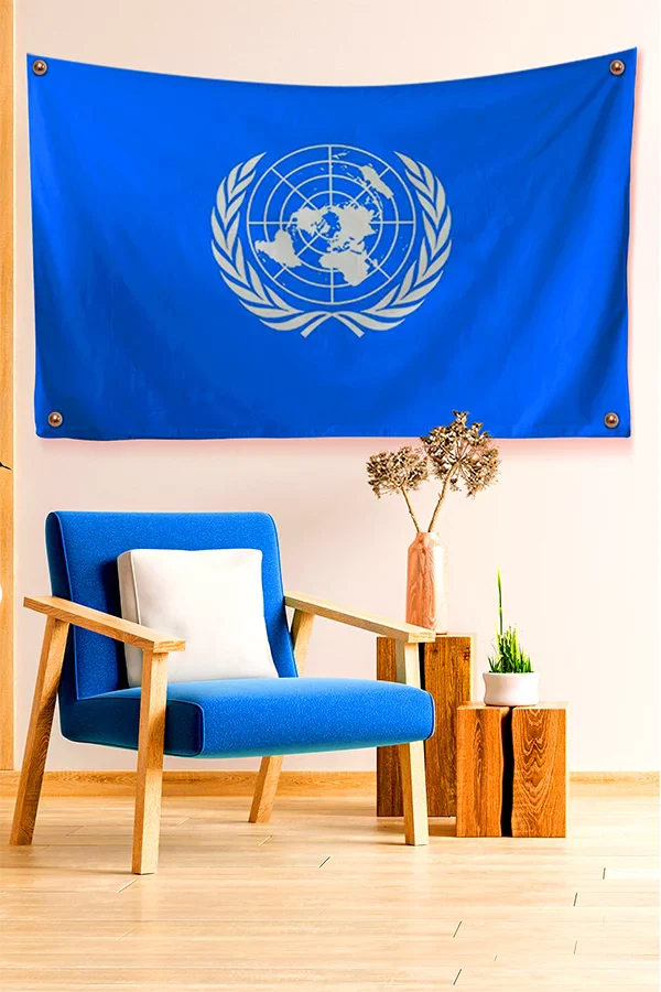 United Nations flag Tapestry