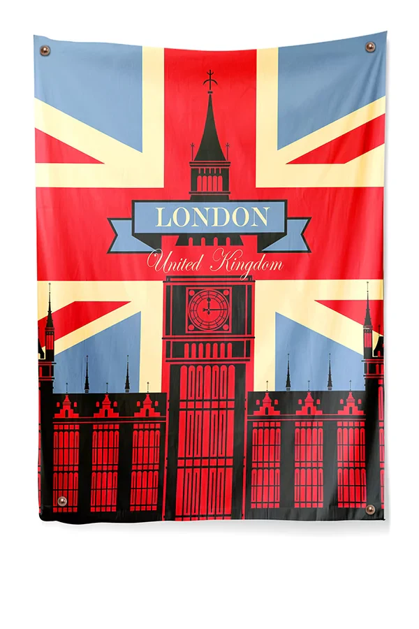 Vintage London Tapestry - Image 2