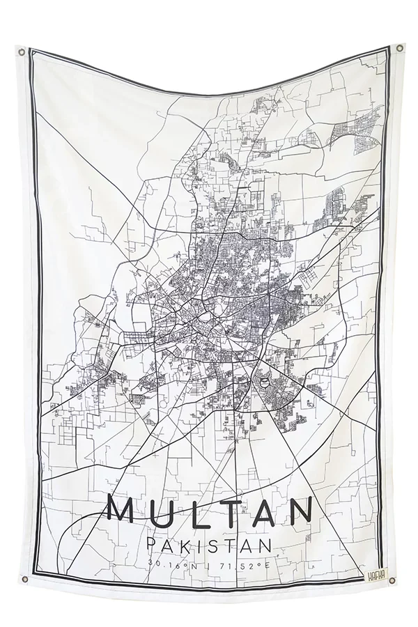 Multan Map Tapestry - Image 2