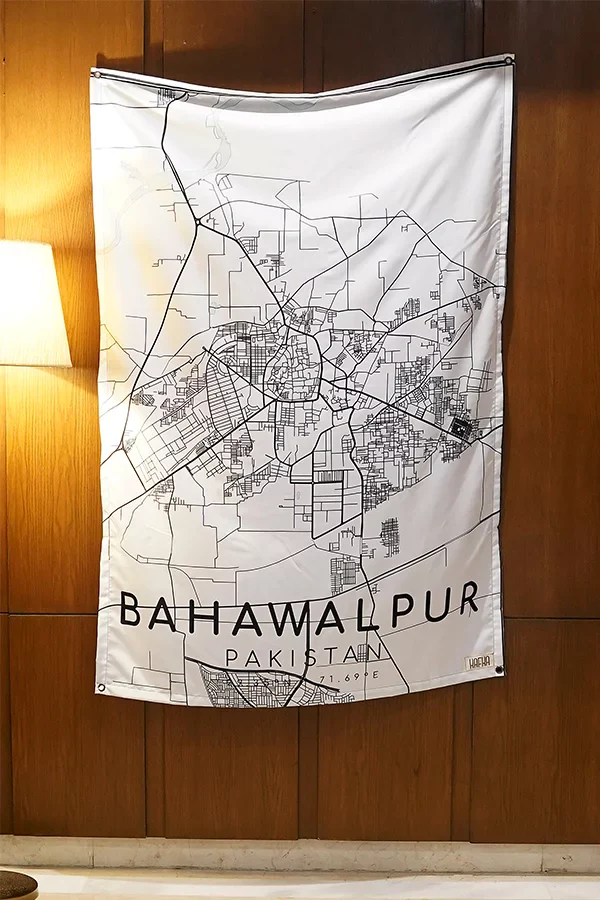 Bahawalpur Map Tapestry