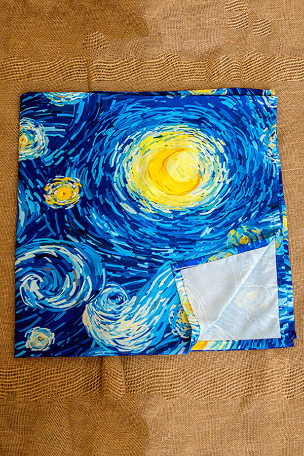 Abstract Starry Night Tapestry - Image 3